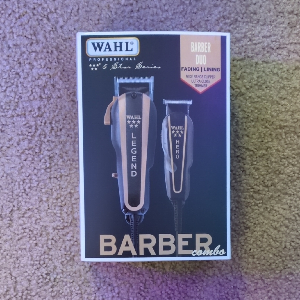 Wahl Barber Combo - Black and Silver